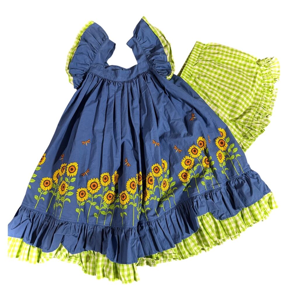 Eleanor Rose sunflower dress - Size 7-8 Like New!!